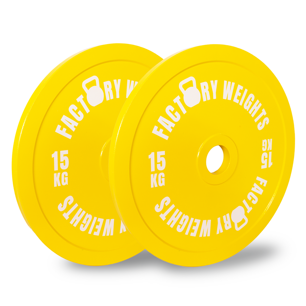 15kg Calibrated Plates - 400mm x 21mm | Factory Weights