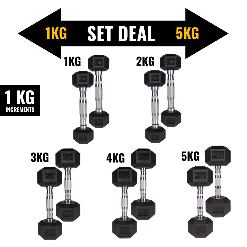 Hex dumbbell set discount and stand uk