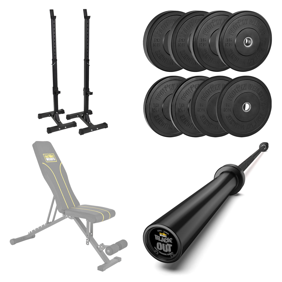 Bench press bar and weights for sale sale