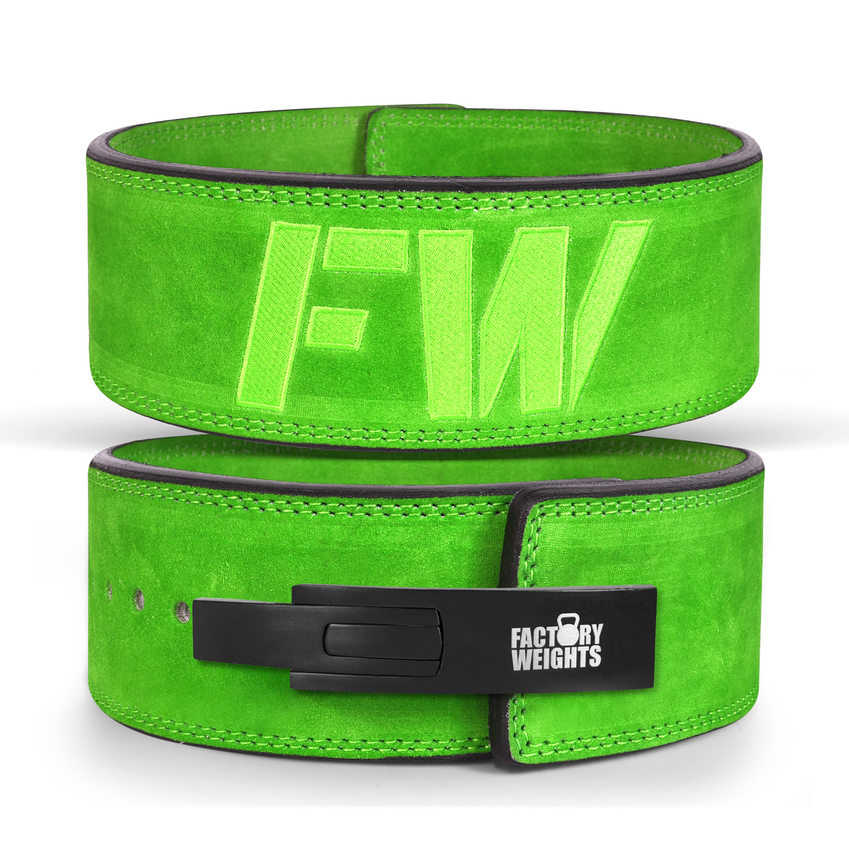 Lever weight clearance belt